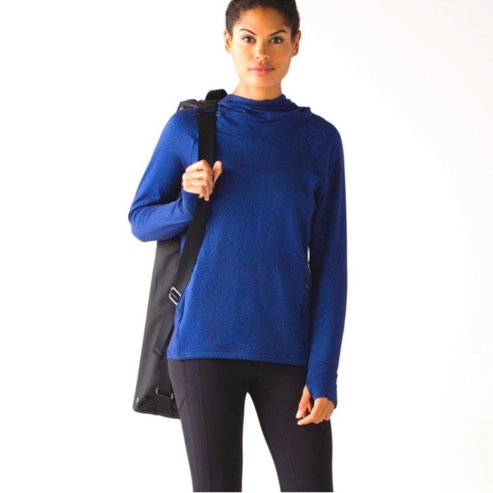 Lululemon Ready to Rulu Hoodie Blue Black 8